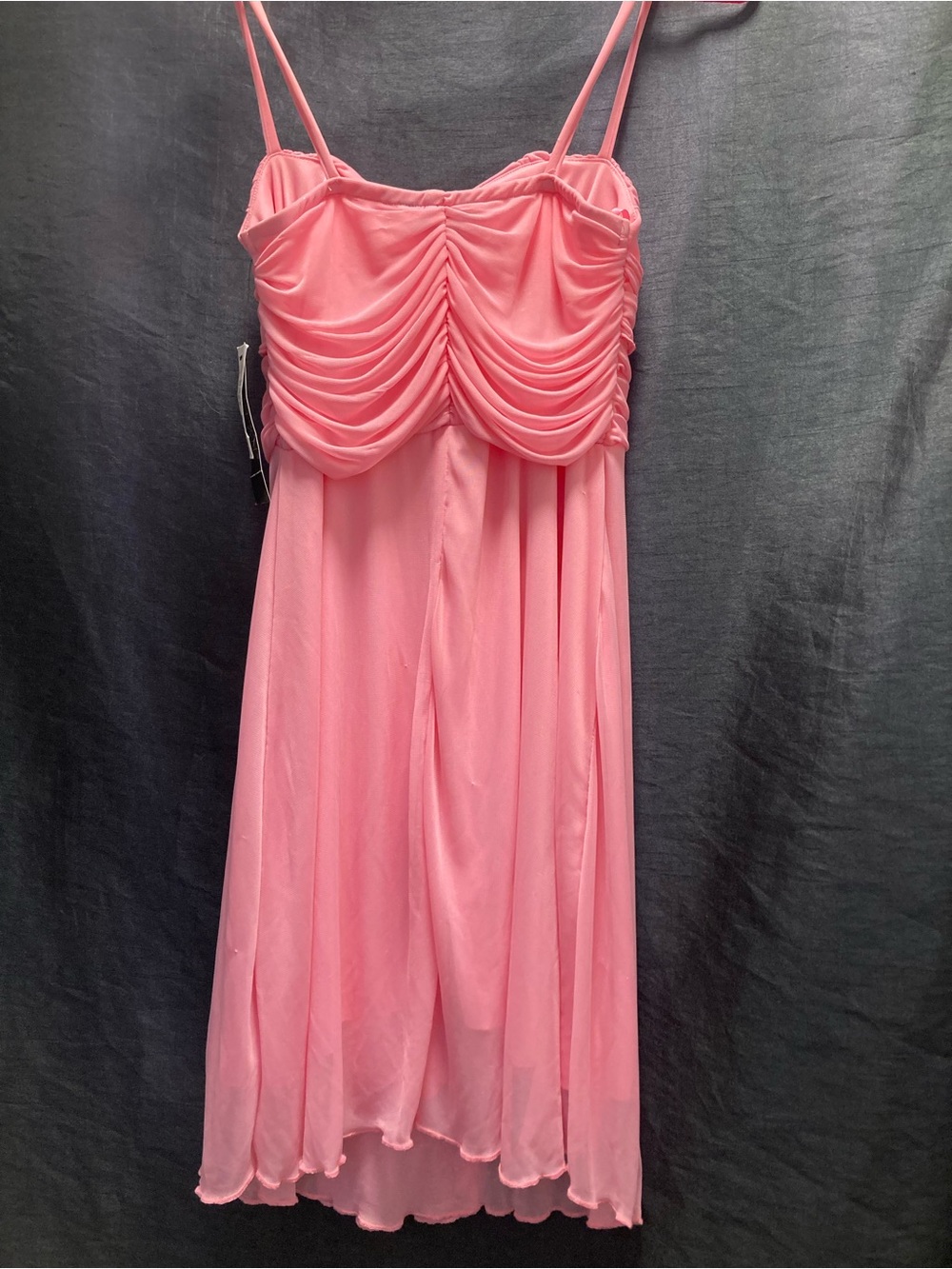 GLAM Pink Ruched Cocktail Dress NWT Size M